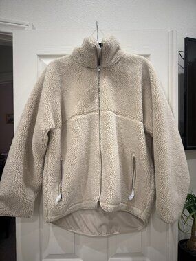 WITHBLACK Paula Sherpa Fleece Jacket Cream XS